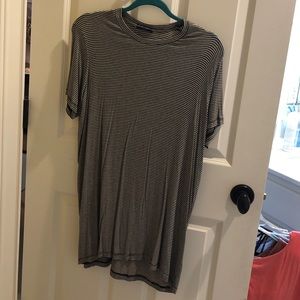 Black and white Striped brandy Melville dress